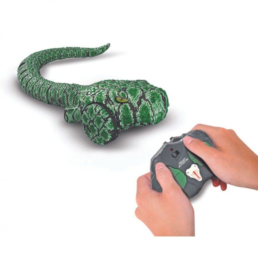 Φωτογραφία προϊόντος: Real Fun Toys R/C Lexibook Τηλεκατευθυνόμενο Αμφίβιος Πύθωνας (25.SNAKE01)