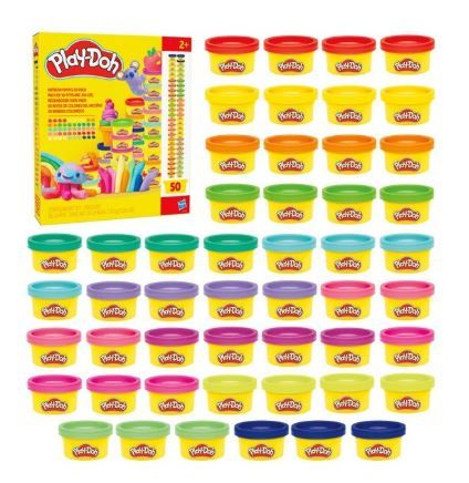 Φωτογραφία προϊόντος: Play-Doh Rainbow Favors Multipack Σετ 50 τμχ (G1761)