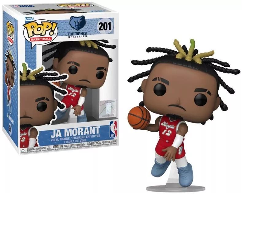 Φωτογραφία προϊόντος: Funko Pop! Funko Pop Basketball: Nba Memphis Grizzlies - Ja Morant (City Edition 24-25) #201 (099583)