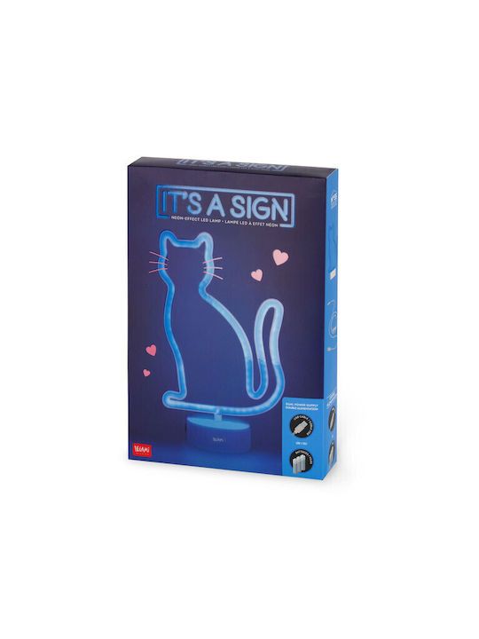 Φωτογραφία προϊόντος: Legami Φωτιστικό It's A Sign Neon Effect Led Lamp Kitty (LL0006)