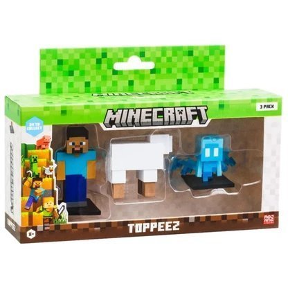 Φωτογραφία προϊόντος: Giochi Preziosi Minecraft 3 Φιγούρες 3D Toppeez 6 εκ (MNC10000)