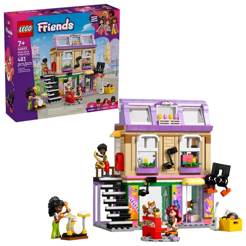 Φωτογραφία προϊόντος: LEGO Friends Music Store and Apartment (42653)