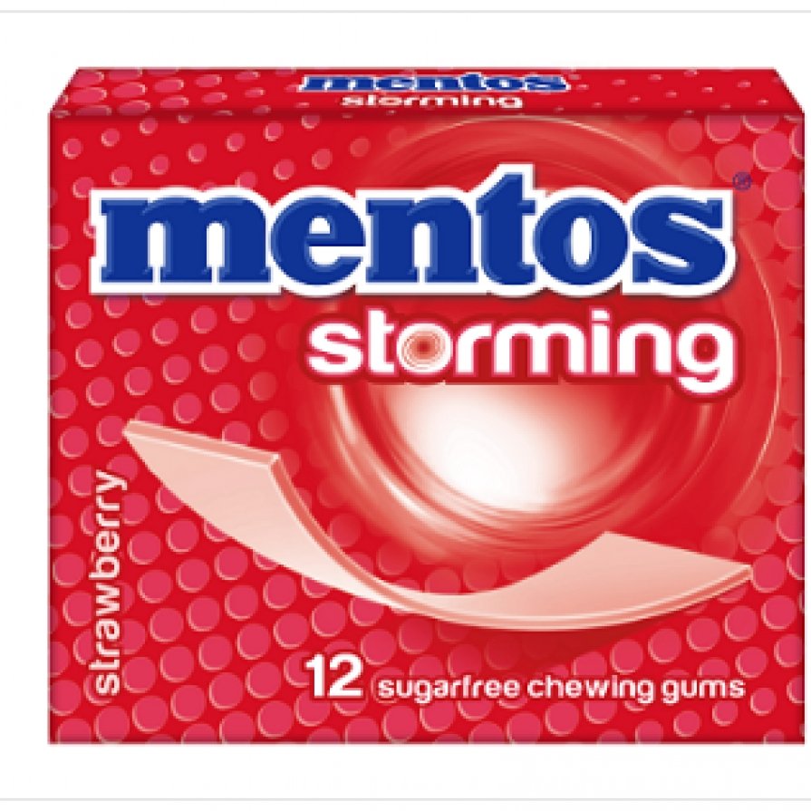 Φωτογραφία προϊόντος: Mentos Τσίχλες Storming Strawberry 33gr (Π1578403)