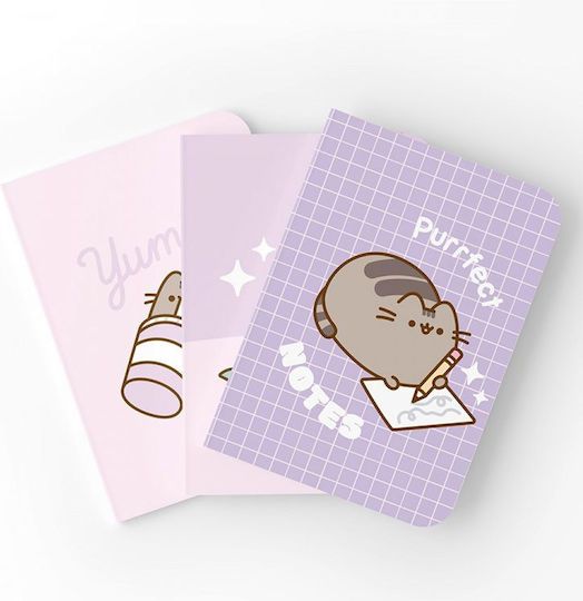 Φωτογραφία προϊόντος: Pusheen Mpments Collection Πακέτο 3 Τετραδίων Α5 15Χ21 (PCA5009)