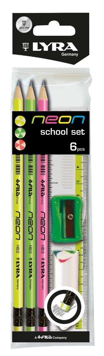 Φωτογραφία προϊόντος: Lyra Neon School Σετ 6 τμχ (001294000)