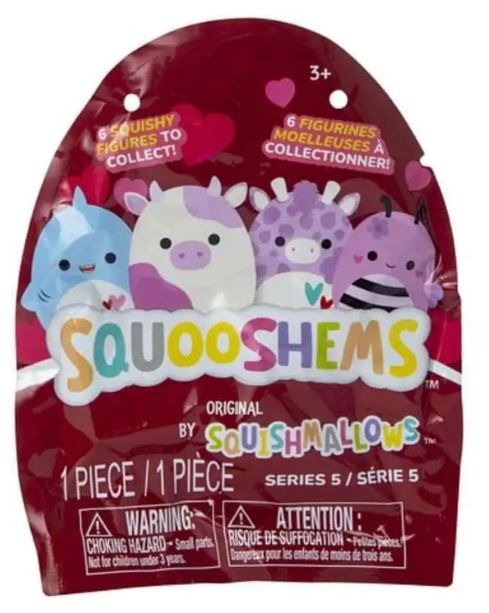 Φωτογραφία προϊόντος: Squishmallows Squismallows Squooshems Valentine 6εκ. Σε 6 Σχέδια (JWSS0014)