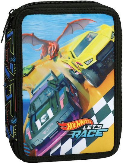 Φωτογραφία προϊόντος: Gim Κασετίνα Διπλή Hot Wheels Lets Race (349-30100)