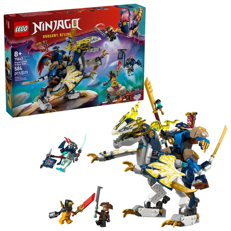 Φωτογραφία προϊόντος: LEGO Ninjago Rogue's Mech Dragon Rider (71843)