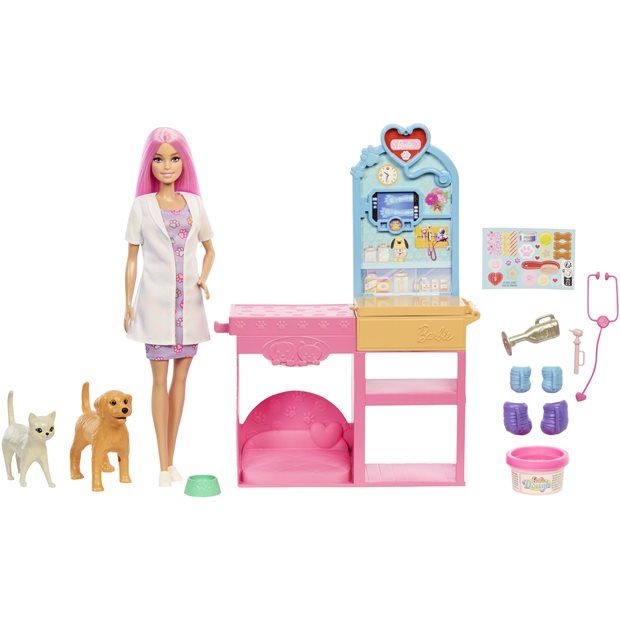 Φωτογραφία προϊόντος: Mattel Barbie Ιατρείο Για Ζωάκια (JFX93)