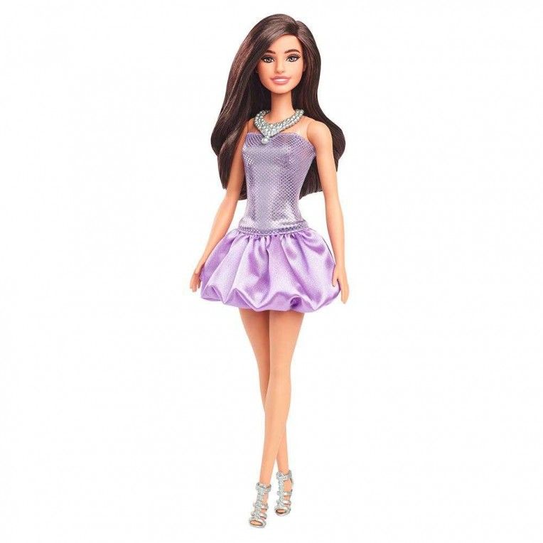 Φωτογραφία προϊόντος: Mattel Barbie Fashionistas Μωβ Φόρεμα (HYT92)
