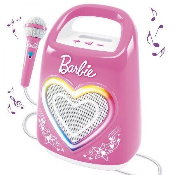 Φωτογραφία προϊόντος: Real Fun Toys Barbie Partymaker Φορητό Ηχείο Bluetooth Καραόκε Με Μικρόφωνο (104475)