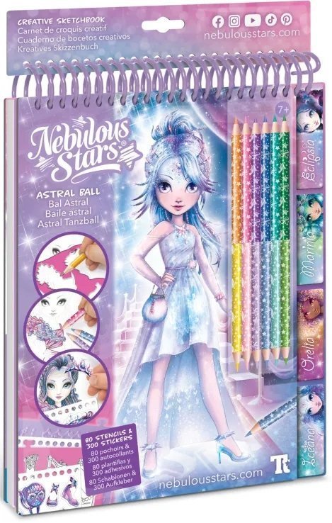 Φωτογραφία προϊόντος: Nebulous Stars Fashion Sketchbook-Star Gala (11142)