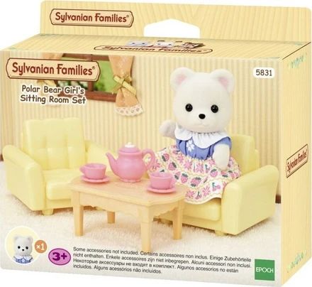 Φωτογραφία προϊόντος: Epoch Sylvanian Families:Polar Bear Girl's Sitting Room Set (5831)