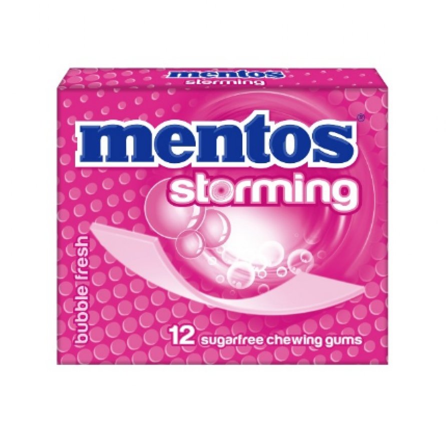 Φωτογραφία προϊόντος: Mentos Τσίχλες Storming Bubble 33gr (Π1578418)