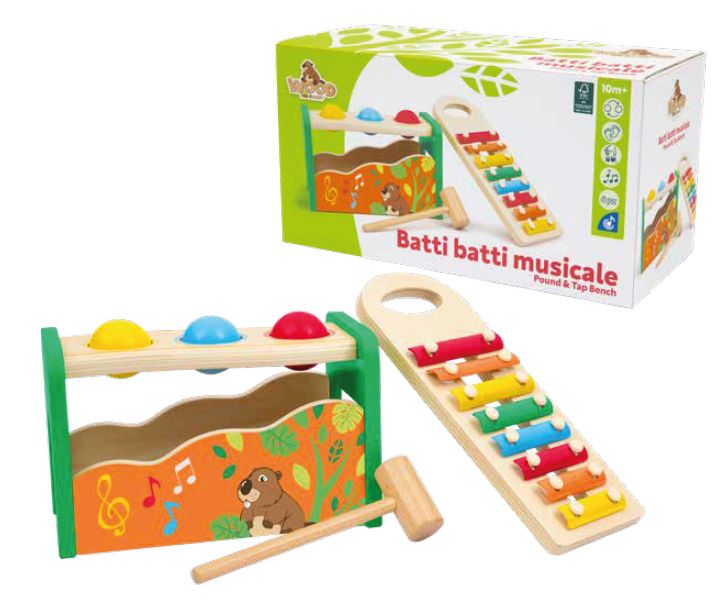 Φωτογραφία προϊόντος: Giochi Preziosi Sevi Ξύλινο Μουσικό Σετ Με Σφυρί (TUE88052)