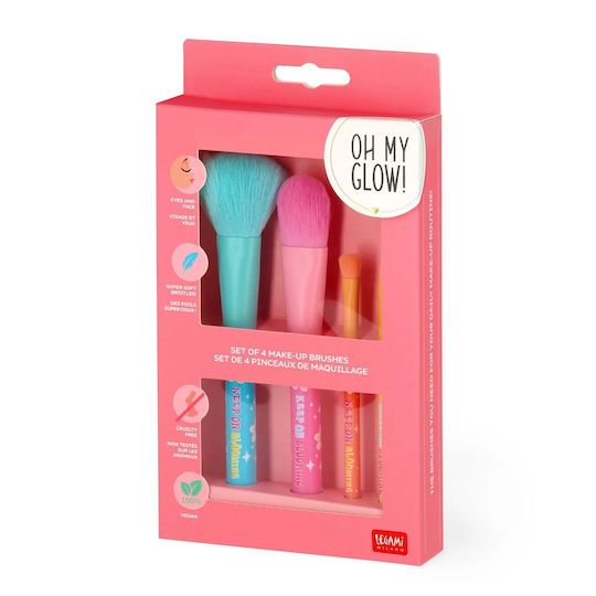 Φωτογραφία προϊόντος: Legami Σετ 4 Πινέλα Oh My Glow! - Brushes - Daisy (MUBS0004)