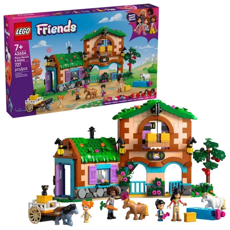 Φωτογραφία προϊόντος: LEGO Friends Pony Ranch and Stable (42654)