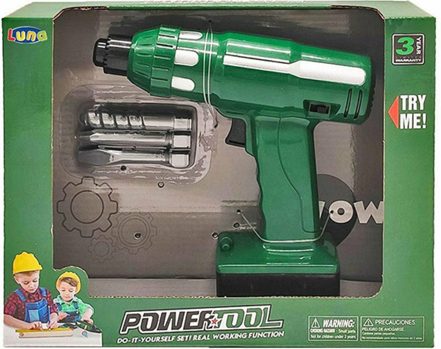 Φωτογραφία προϊόντος: Diakakis Luna Παιδικά Εργαλεία Powertool Βιδολόγος (000621905)