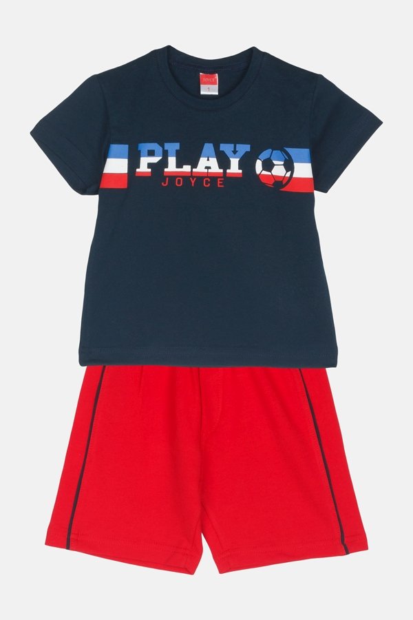 Φωτογραφία προϊόντος: Joyce Mini Μπλούζα-Σορτς Play Μπλε Σκούρο-Κόκκινο (2512125-1)