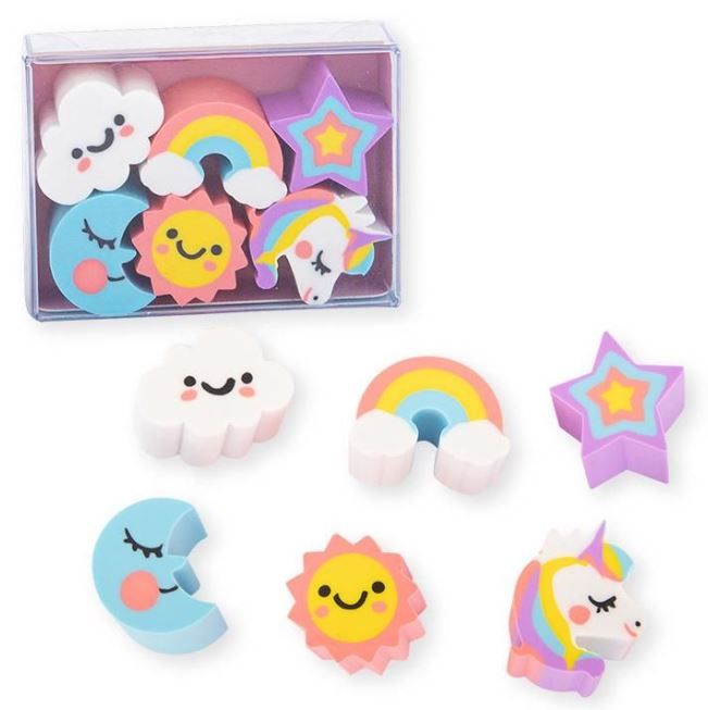 Φωτογραφία προϊόντος: Exas Trend Γόμες Σετ 6 τμχ Unicorn And Candy (114959317)