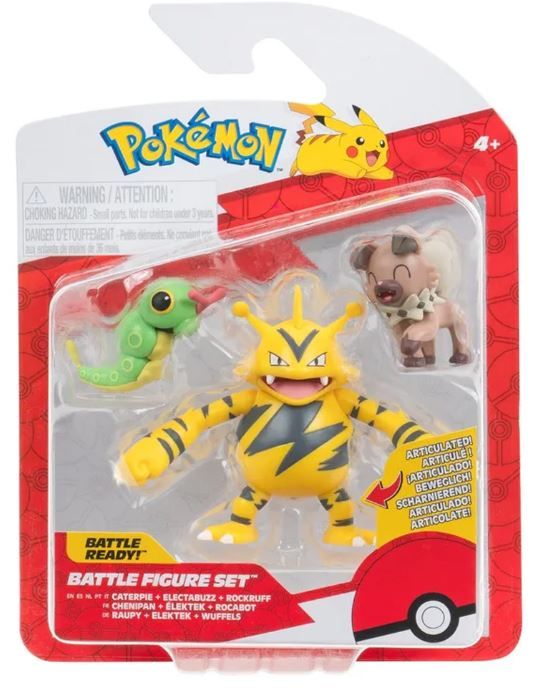 Φωτογραφία προϊόντος: Jazwares Pokemon Φιγούρες 3 τμχ W21 4 Σχέδια (JW095155-W21)
