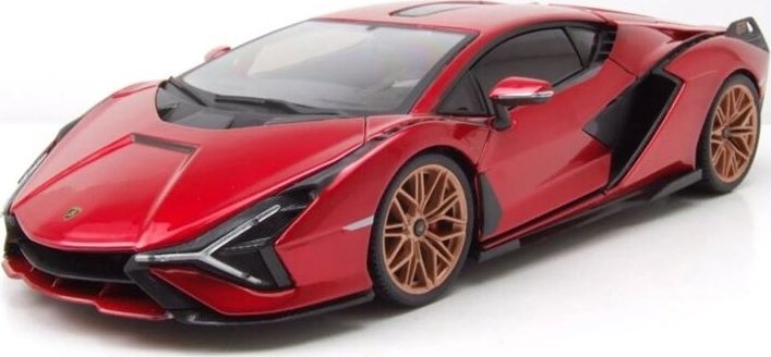 Φωτογραφία προϊόντος: Bburago 1:24 Lamborghini Sian FKP 37 Mat Red (21099)