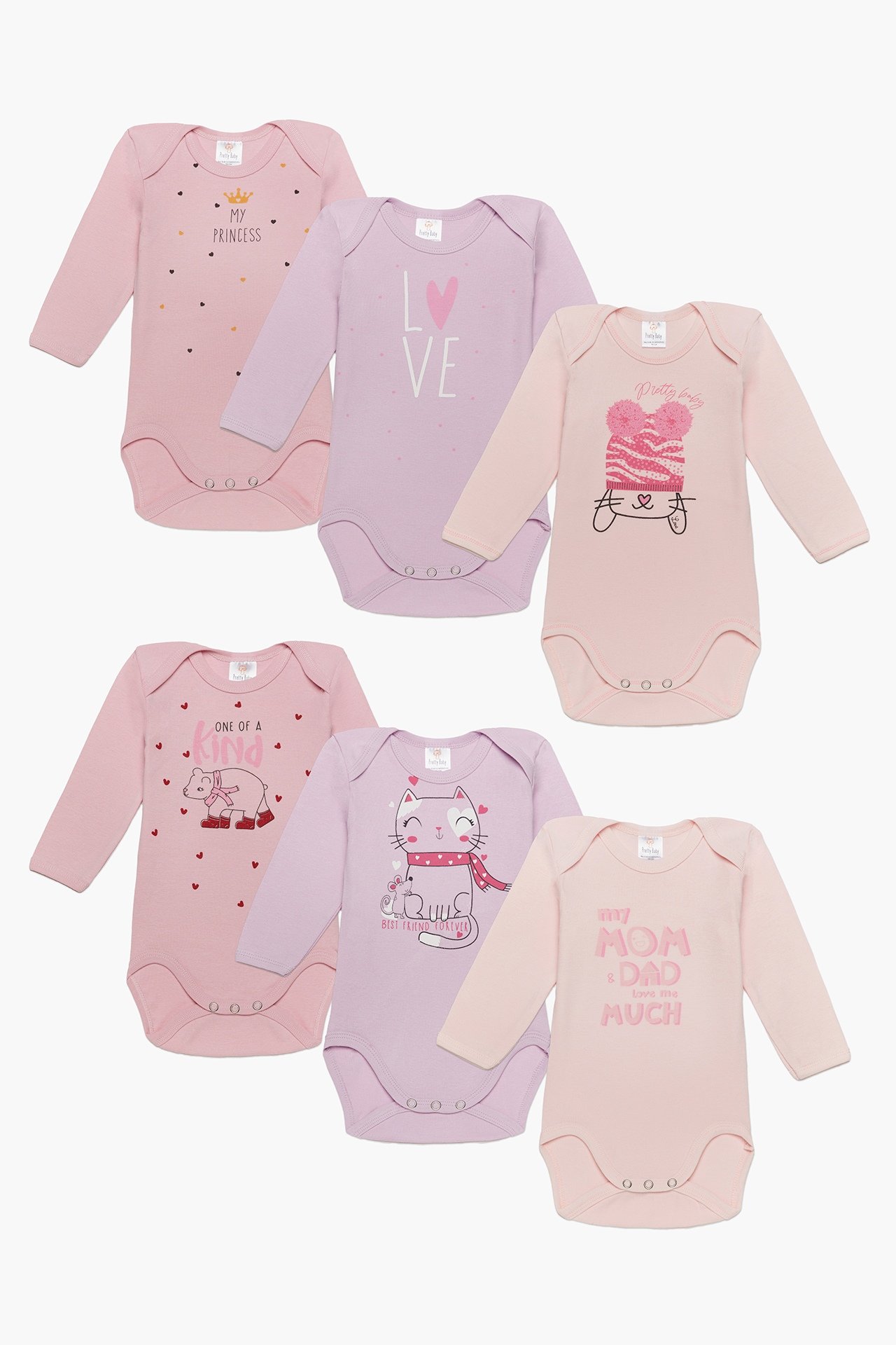 Φωτογραφία προϊόντος: Pretty baby Eleten Mini Φανελάκι Κοριτσίστικο Μακρυμάνικο (35155-4-0)