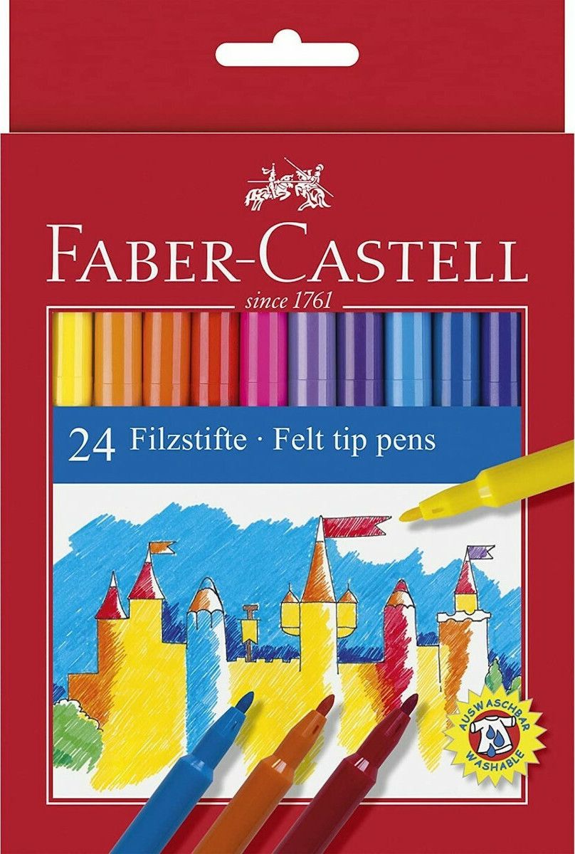 Φωτογραφία προϊόντος: Faber-Castell Μαρκαδόροι Super Washable 24τμχ (12310340)
