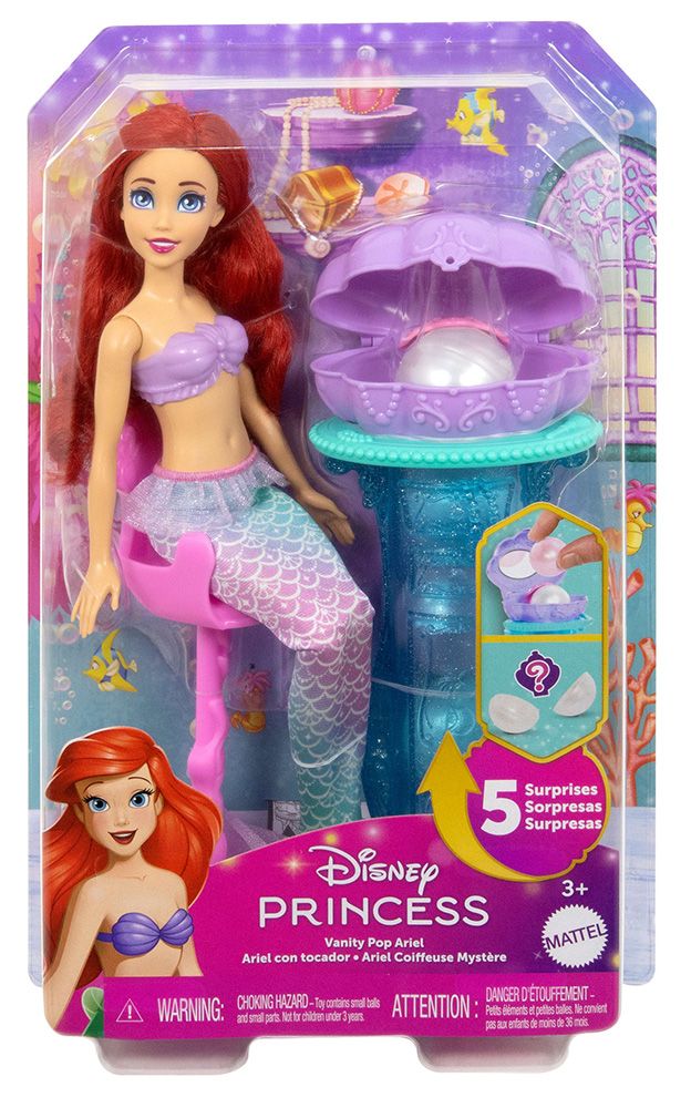 Φωτογραφία προϊόντος: Mattel Disney Princess- Αριέλ Με Κοχύλι Έκπληξη (JBF86)