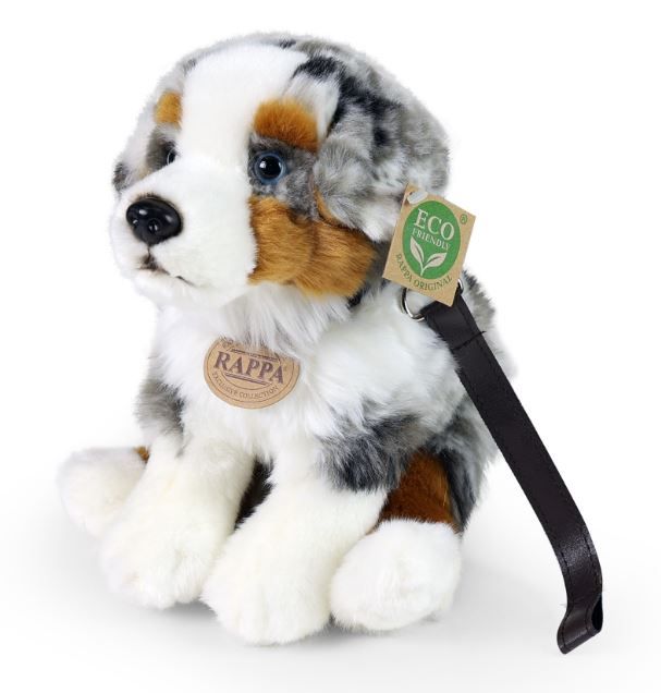 Φωτογραφία προϊόντος: Λούτρινο Rappa Σκύλος Australian Shepherd Ξαπλωτό 30εκ Eco Friendly (221123)