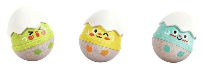 Φωτογραφία προϊόντος: Hape Happy Hatchlings Wobble Ξύλινες Κουδουνίστρες Σετ 3 τμχ (E0124)