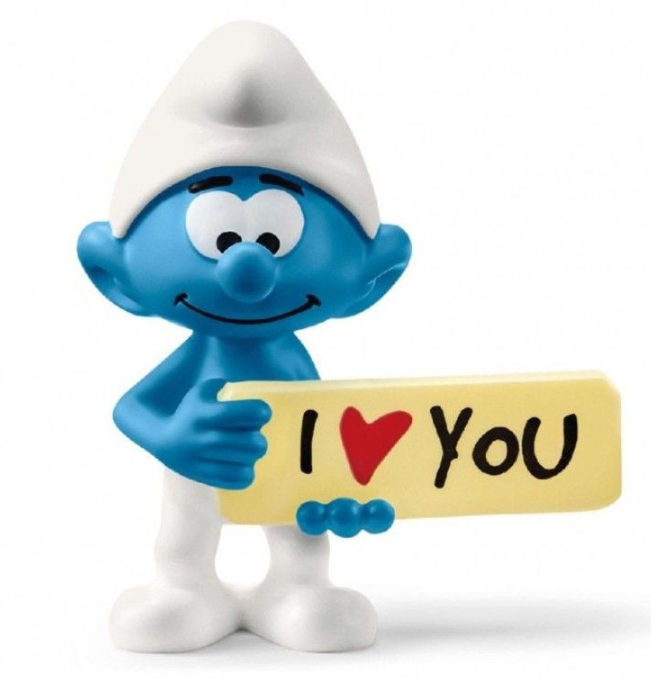 Φωτογραφία προϊόντος: Μινιατούρα Schleich Smurfs Στρουμφάκι που Κρατάει Πινακίδα (SCH20823)