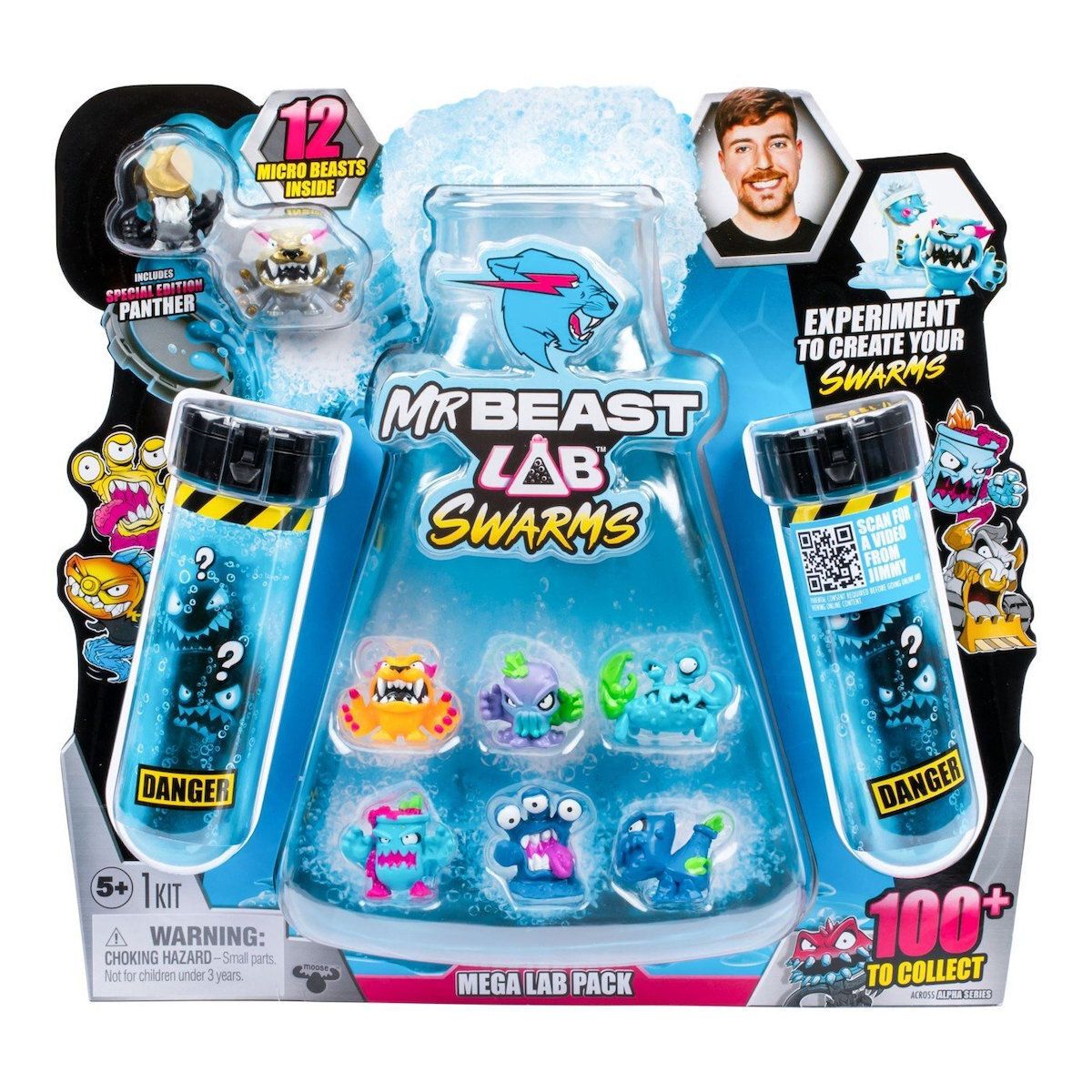 Φωτογραφία προϊόντος: Giochi Preziosi Mr Beast Lab-12 Φιγούρες Swarms Mega Lab Pack (24712)