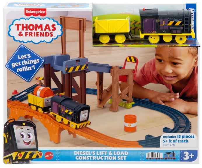 Φωτογραφία προϊόντος: Mattel Τόμας Το Τρενάκι - Πίστα Παράδοσης Φορτιών Με Τον Diesel (JBW20)