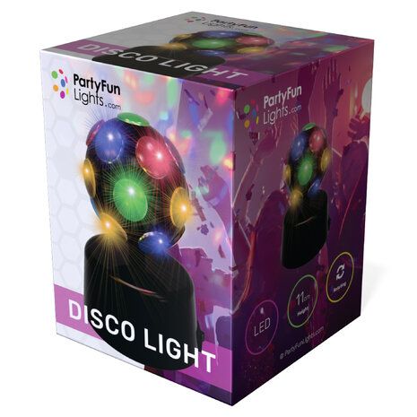 Φωτογραφία προϊόντος: PartyFun Lights Party Led Φώτα Λάμπα Ball Με Αλλαγές Χρωμάτων (86824)