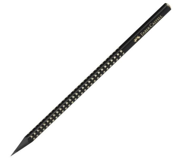 Φωτογραφία προϊόντος: Faber-Castell Μολύβι Sparkle Μαύρο-Χρυσό (129118278)