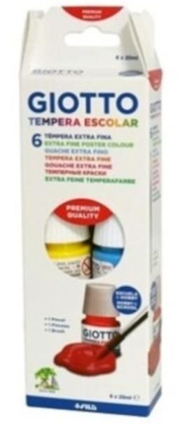 Φωτογραφία προϊόντος: Giotto Τέμπερες 6 τμχ 25ml (000356600)