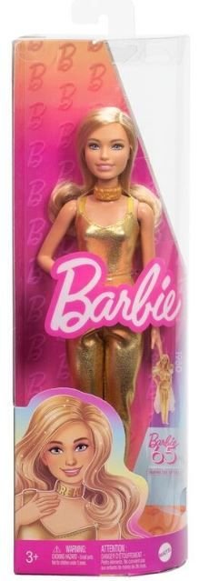 Φωτογραφία προϊόντος: Mattel Barbie Fashionistas- Χρυσή Ολόσωμη Φόρμα (HRH19)