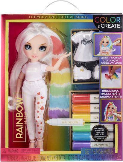 Φωτογραφία προϊόντος: MGA Entertainment Σετ Rainbow High Κούκλα Ζωγραφίζω Μπλε Μάτια (594123EUC)