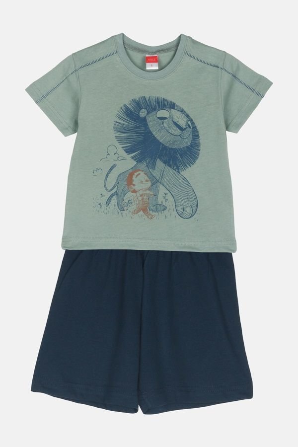 Φωτογραφία προϊόντος: Joyce Mini Σετ Μπλούζα Σορτς Sunny Stride Λαδί-Μπλε (2512147-1)