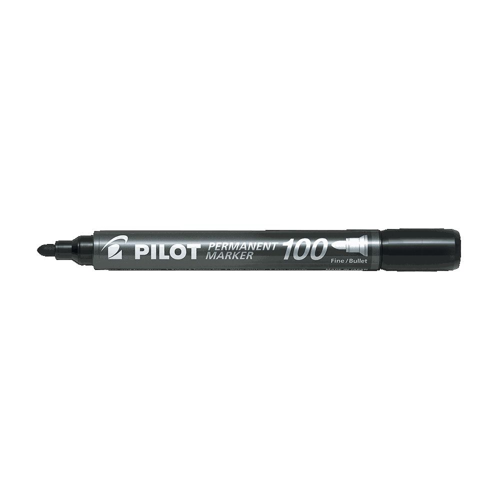 Φωτογραφία προϊόντος: Pilot Μαρκαδόρος Ανεξίτηλος Fine Μαύρο (SCA-100-FB)