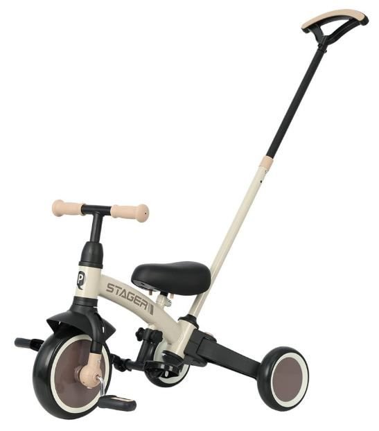 Φωτογραφία προϊόντος: QPlay Ποδήλατο Stager 3in1 Olive Beige-Brown (01-1212075-03)