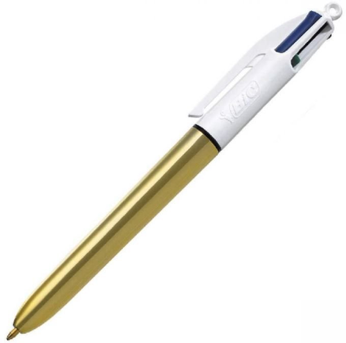 Φωτογραφία προϊόντος: Bic Στυλό Colours 4 Colours Shine Gold 1.0mm (964774)