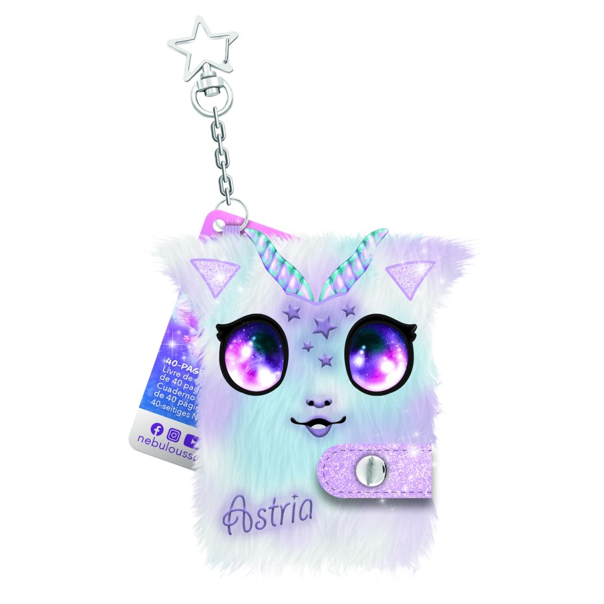 Φωτογραφία προϊόντος: Nebulous Stars Mini Notebook Fuzzy (11455)