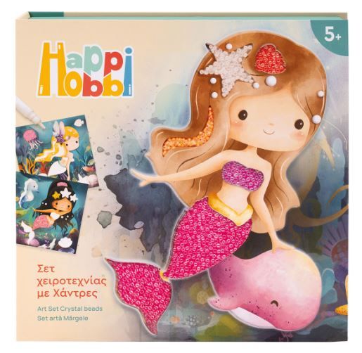 Φωτογραφία προϊόντος: AS το καλό παιχνίδι HappiHobbi Art Crystal Beads Mermaids (1038-21047)