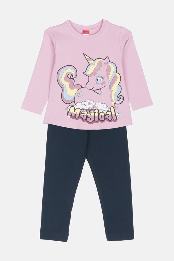 Φωτογραφία προϊόντος: Joyce Mini Σετ Μπλούζα Κολάν Magic Unicorn Ροζ-Μπλε Σκούρο (2511111-1)