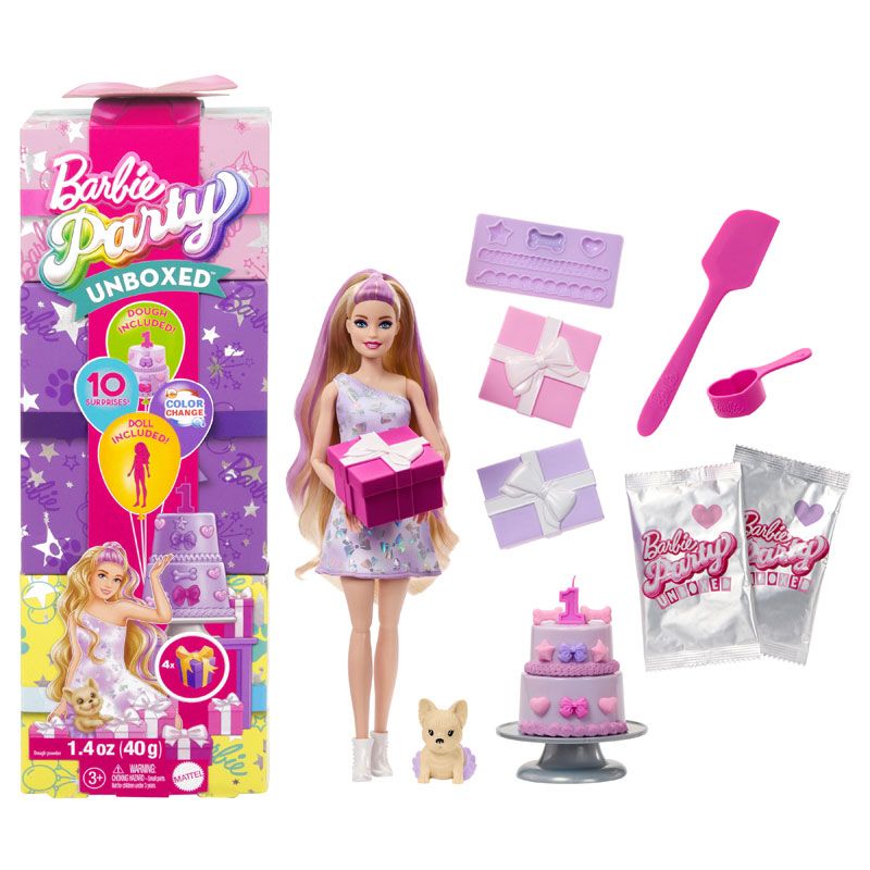 Φωτογραφία προϊόντος: Mattel Barbie Party Unboxed Reveal- Ξανθιά (JFG70)