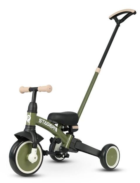 Φωτογραφία προϊόντος: QPlay Ποδήλατο Stager 3in1 Olive Green (01-1212075-01)
