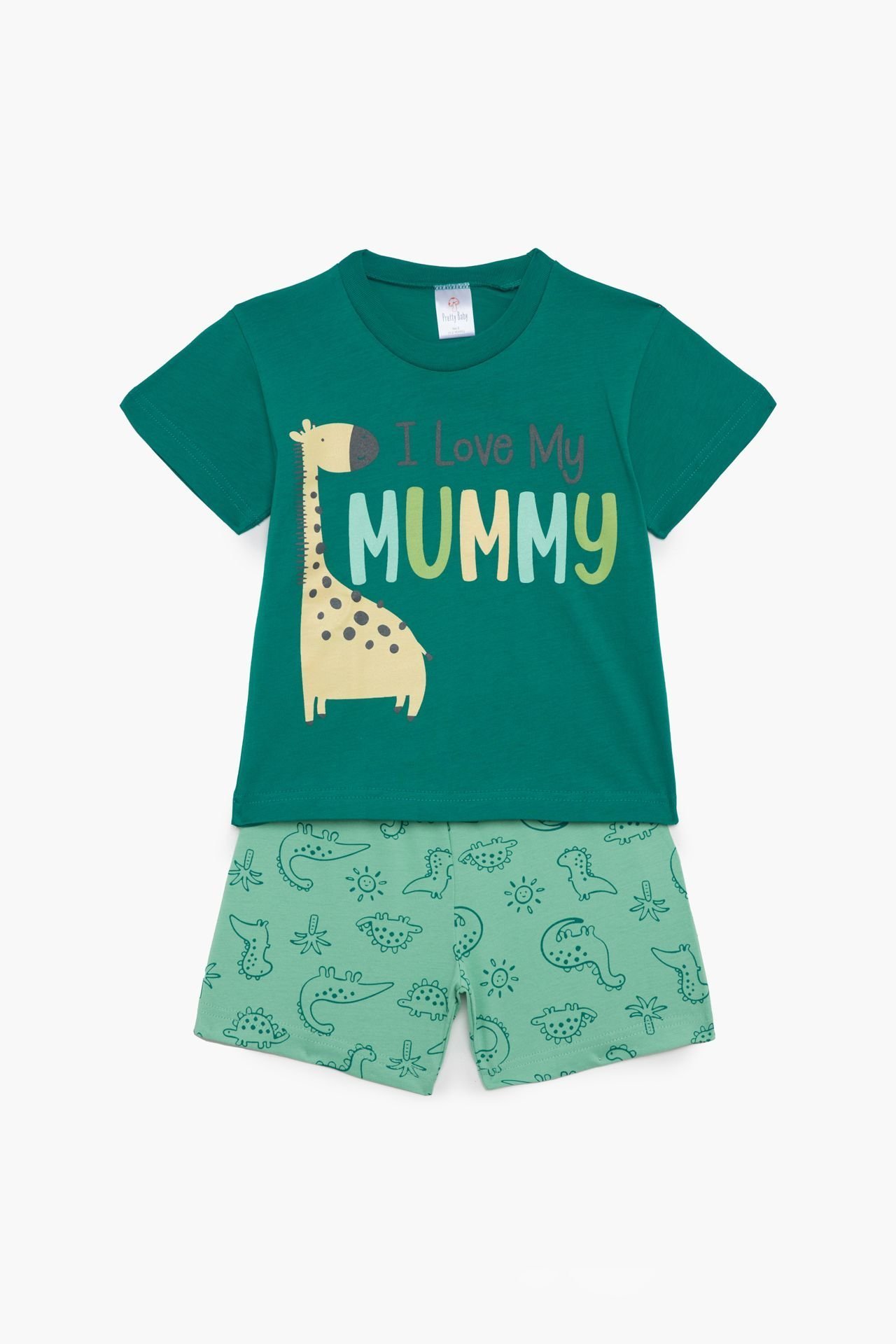 Φωτογραφία προϊόντος: Pretty baby Eleten Mini Πυζάμα Αγόρι Mummy Πράσινο/Φυστικί (65395-01-66)