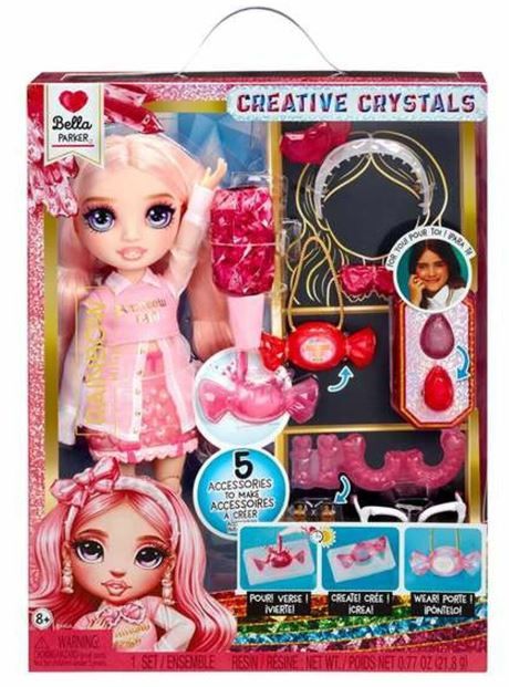Φωτογραφία προϊόντος: MGA Entertainment Κούκλα Rainbow High Creative Crystals Fashion Doll-Bella (121367-EUC)